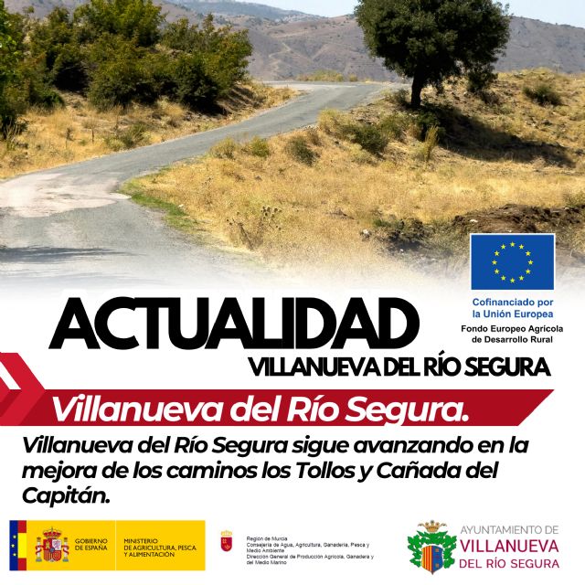 Villanueva del Río Segura avanza gracias al impulso de los fondos europeos y del Ministerio de Agricultura Villanueva del Río Segura avanza gracias al impulso de los fondos europeos y del Ministerio de Agricultura